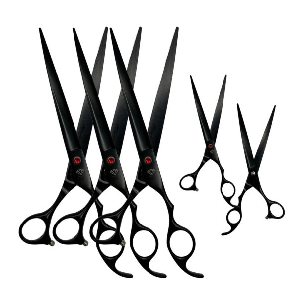 8 Inch Professional Hair Cutting Scissors Black Color