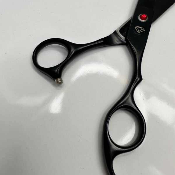 8 Inch Professional Hair Cutting Scissors Black Color - Image 3