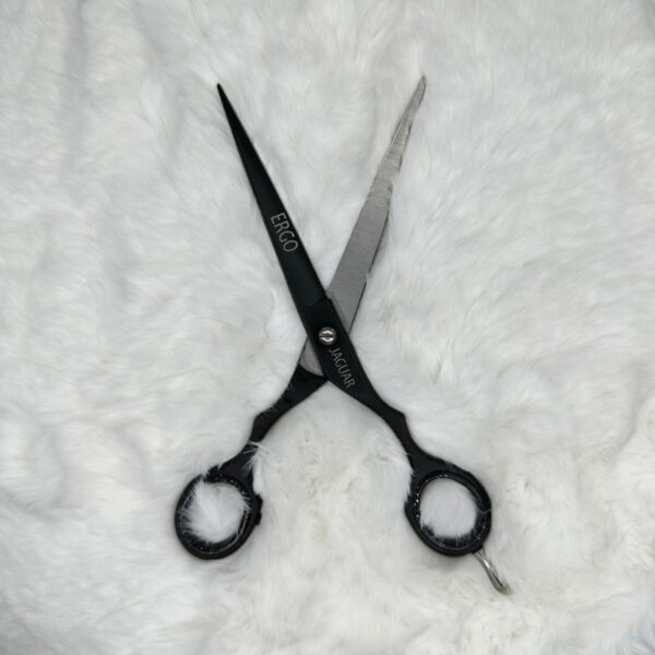 Ergo Jaguar Scissors Black 7"