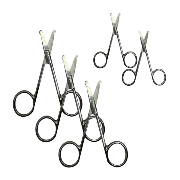 Eyebrow Scissors Round Tip